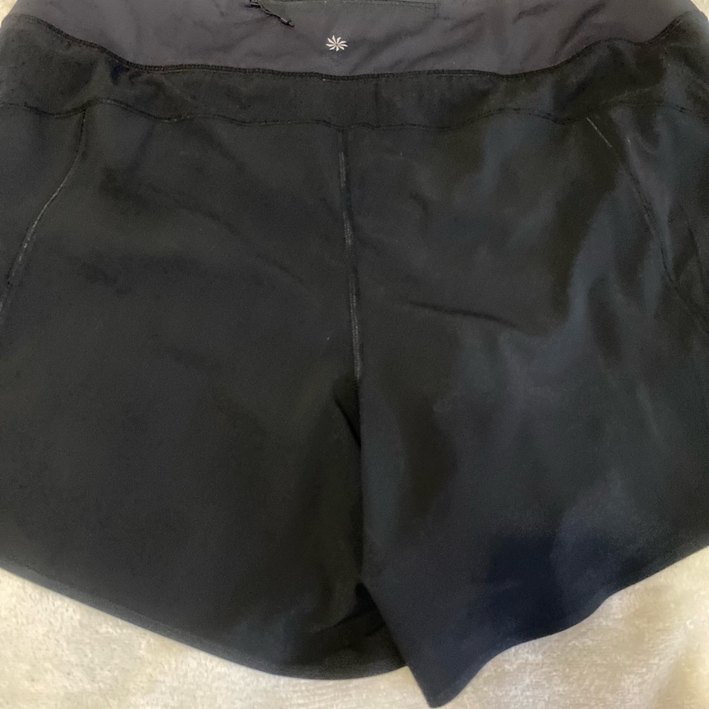 Athleta Black High-Waist Athletic Shorts with Moisture-Wicking Fabric - Picture 7 of 16